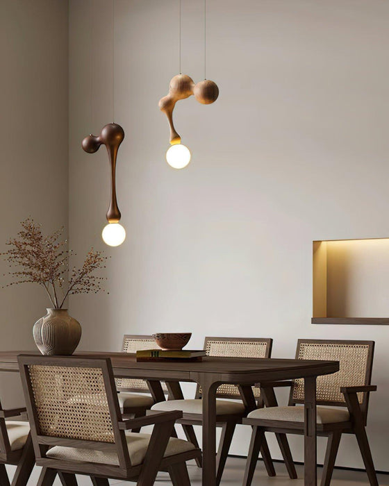Jenna Wooden Pendant Lamp-DWHOME