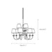 Jeremiah Vintage Brass Chandelier-DWHOME