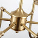 Jeremiah Vintage Brass Chandelier-DWHOME
