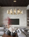 Jessie Alabaster Round Chandelier-DWHOME