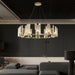 Jessie Alabaster Round Chandelier-DWHOME