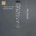 Juli Art Deco Stairwell Led Chandelier - DWHOME