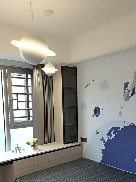 Jupiter Ring Pendant Light-DWHOME