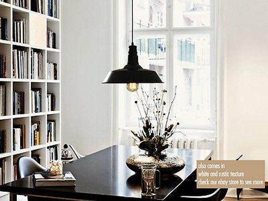 Vintage Industrial Pendant Light Black-DWHOME