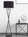 Kaden Black Floor Lamp-DWHOME