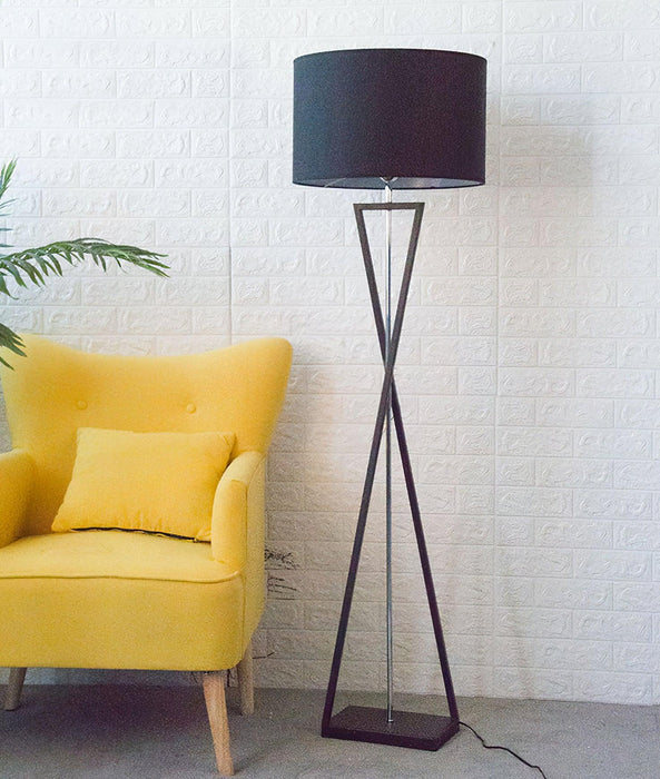 Kaden Black Floor Lamp-DWHOME