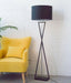 Kaden Black Floor Lamp-DWHOME
