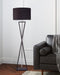 Kaden Black Floor Lamp-DWHOME