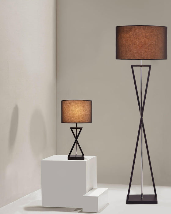 Kaden Black Floor Lamp-DWHOME