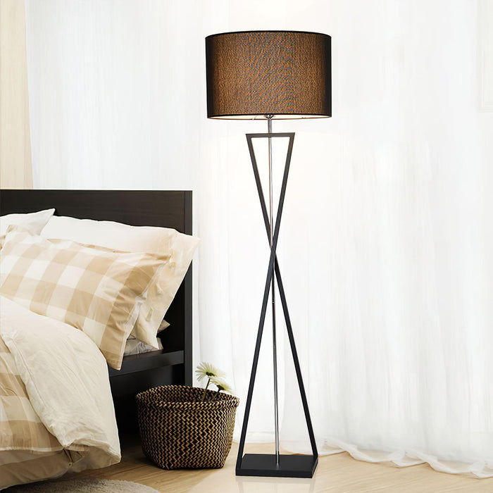 Kaden Black Floor Lamp-DWHOME