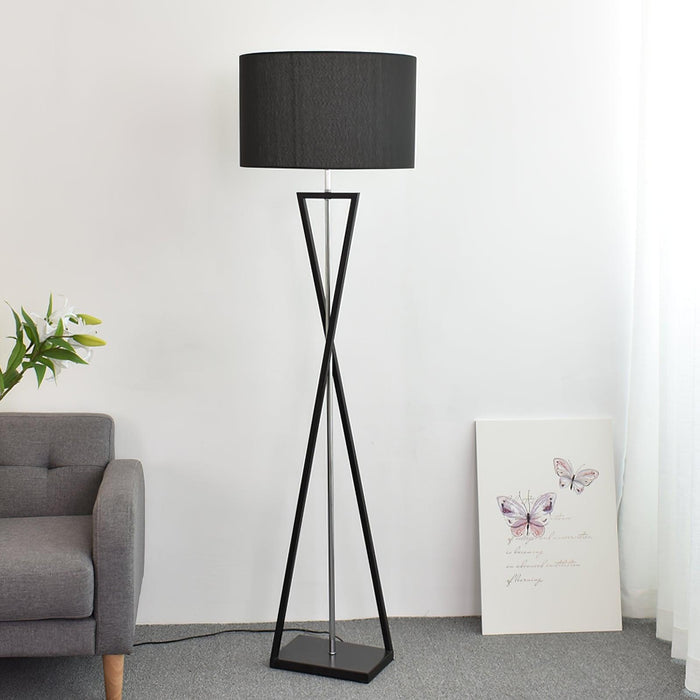 Kaden Black Floor Lamp-DWHOME