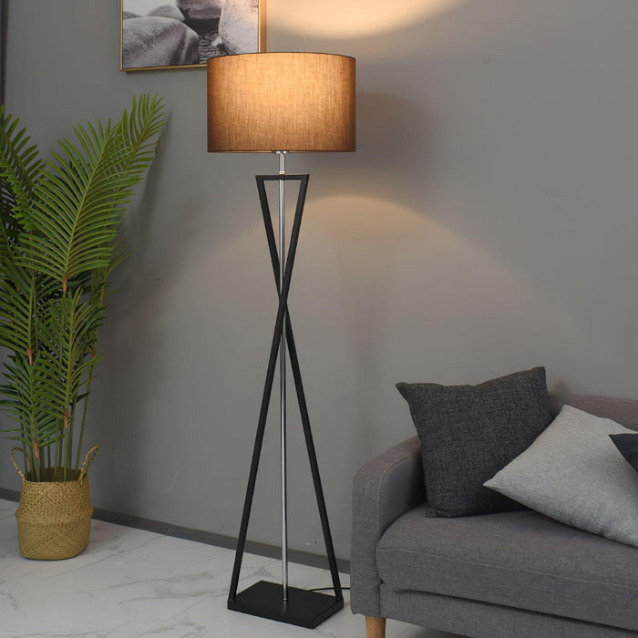 Kaden Black Floor Lamp-DWHOME
