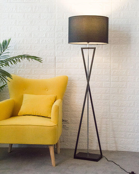 Kaden Black Floor Lamp-DWHOME