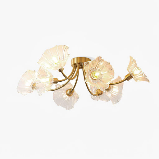 Kalin Flower Glass Ceiling Lamp-DWHOME