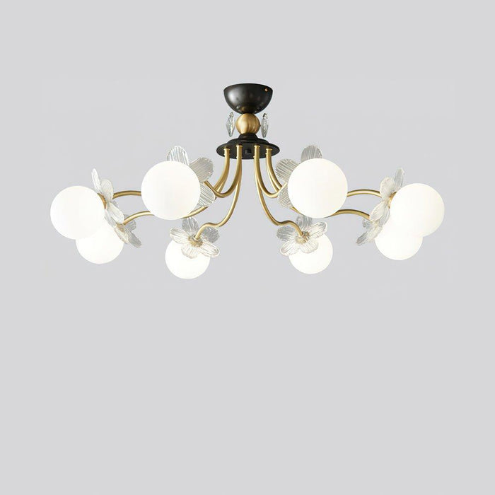 Blossom Flower Glass Chandelier-DWHOME