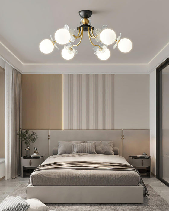 Blossom Flower Glass Chandelier-DWHOME
