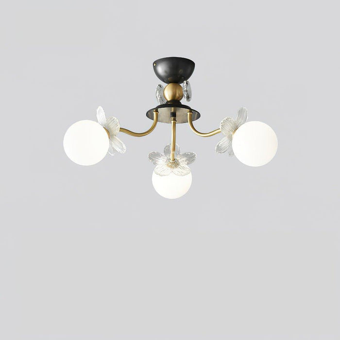 Blossom Flower Glass Chandelier-DWHOME