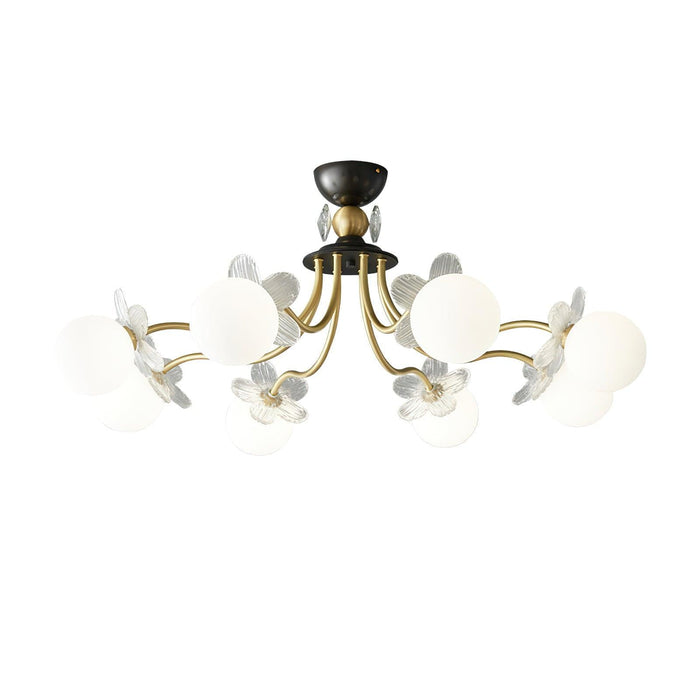 Blossom Flower Glass Chandelier-DWHOME