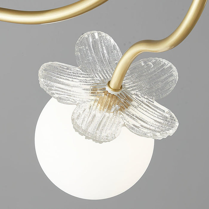 Blossom Flower Glass Chandelier-DWHOME
