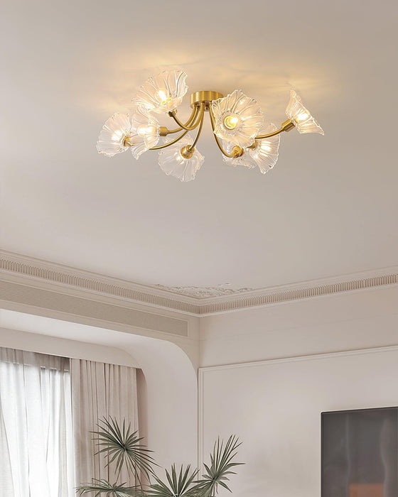 Kalin Flower Glass Ceiling Lamp - DWHOME