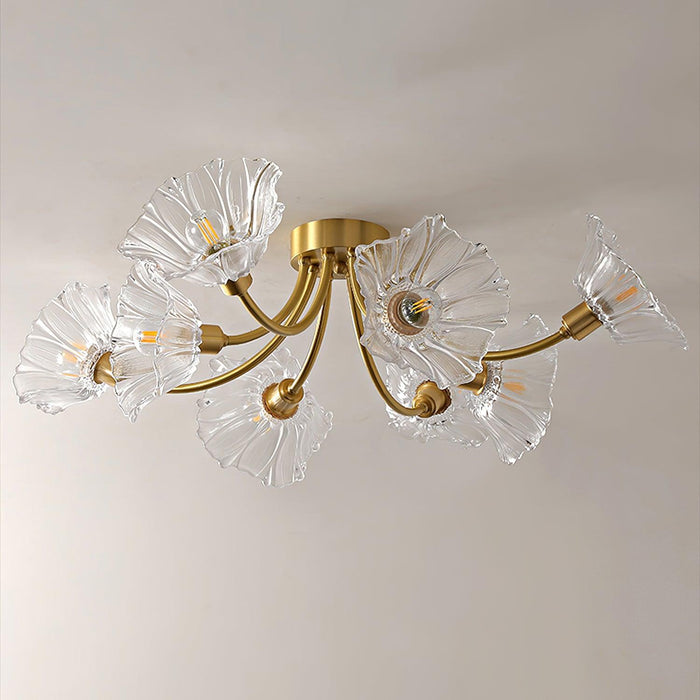 Kalin Flower Glass Ceiling Lamp - DWHOME