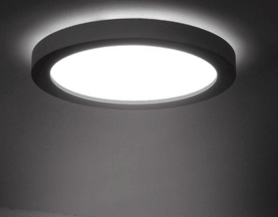 Karoline Black and White Monochrome Palette Shaped Ceiling Light - DWHOME