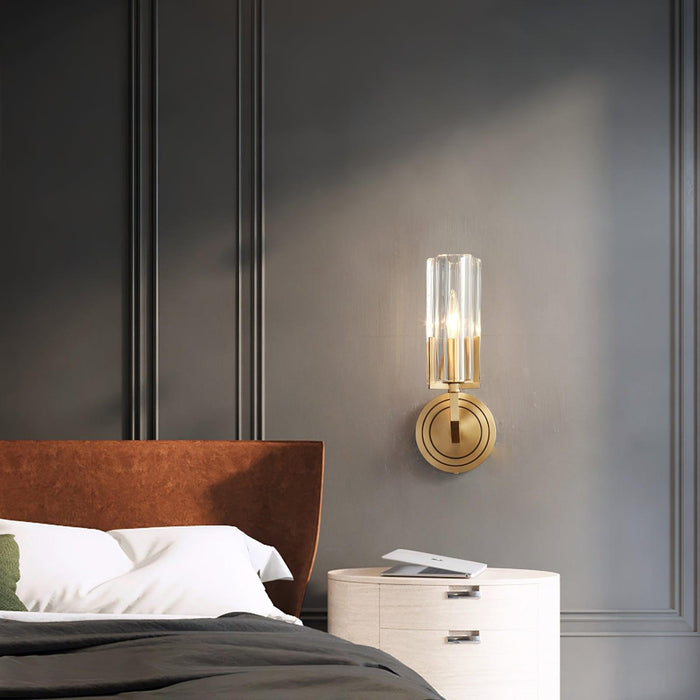 Kayla Brass Wall Lamp-DWHOME