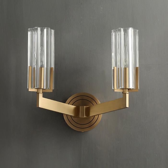 Kayla Brass Wall Lamp-DWHOME