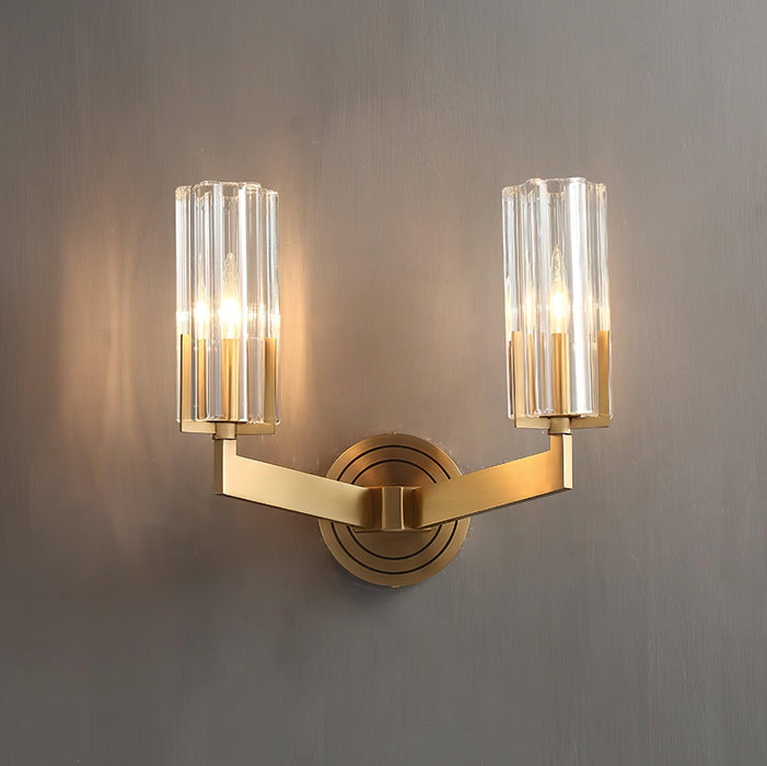 Kayla Brass Wall Lamp-DWHOME
