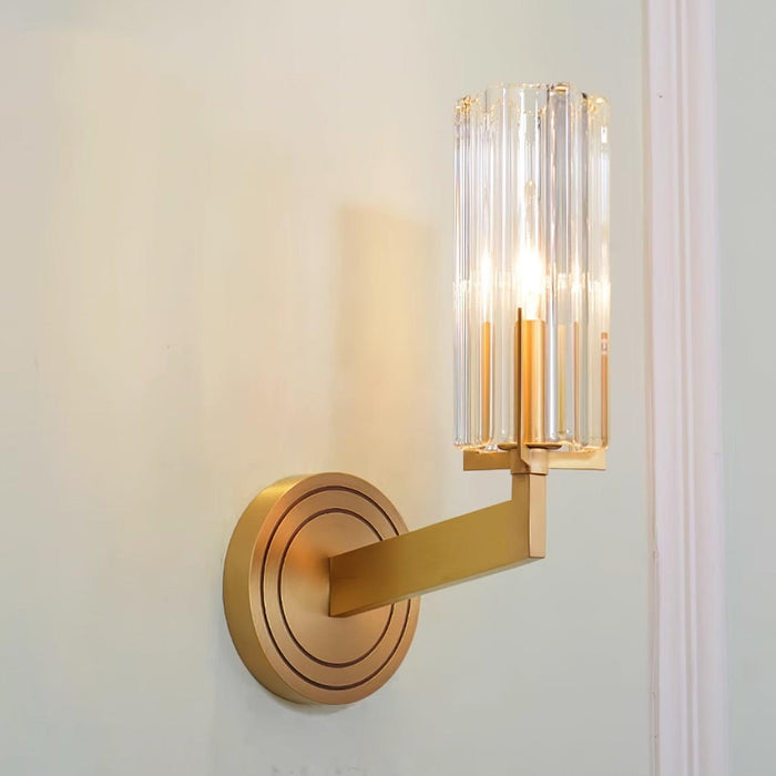 Kayla Brass Wall Lamp-DWHOME