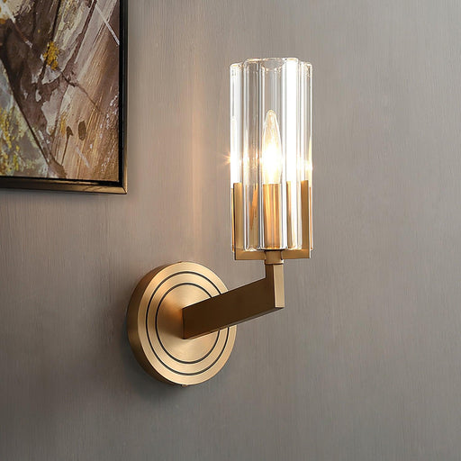 Kayla Brass Wall Lamp-DWHOME