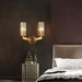 Kayla Brass Wall Lamp-DWHOME