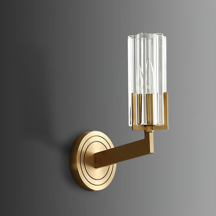 Kayla Brass Wall Lamp-DWHOME