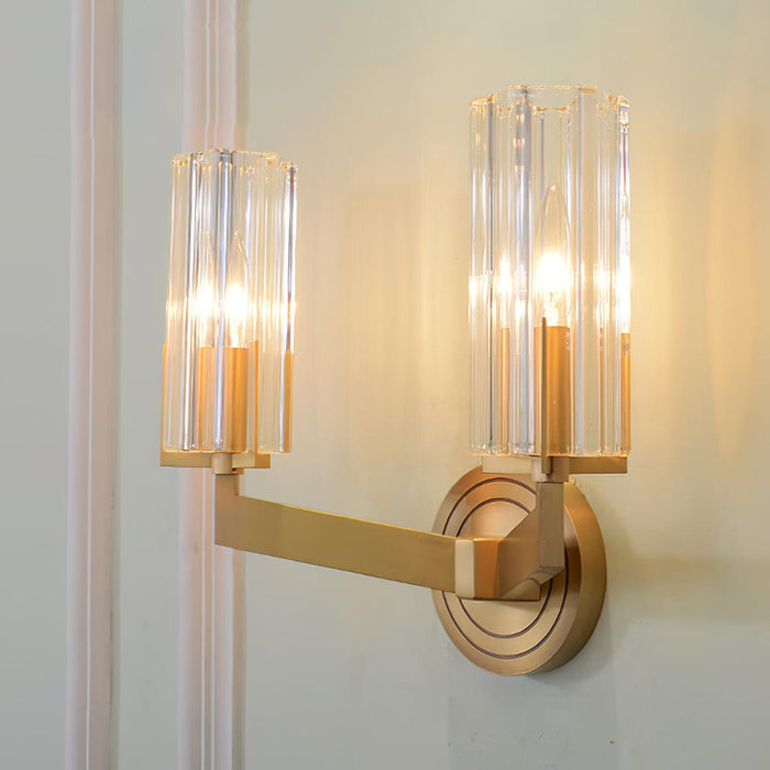 Kayla Brass Wall Lamp-DWHOME