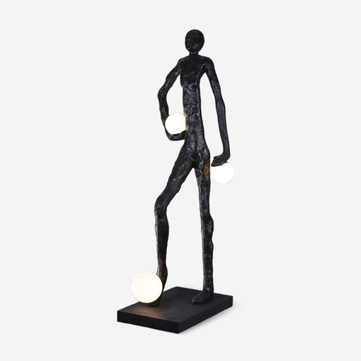 Kicking Ball Sculpture Character Floor Lamp - DWHOME