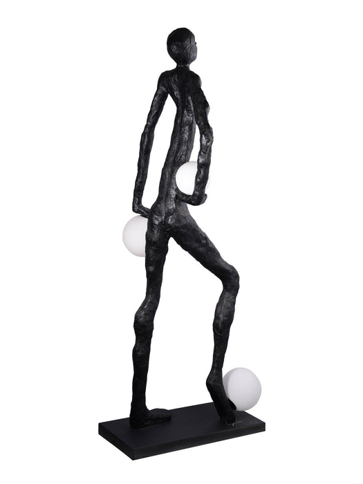 Kicking Ball Sculpture Character Floor Lamp - DWHOME