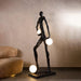 Kicking Ball Sculpture Character Floor Lamp - DWHOME