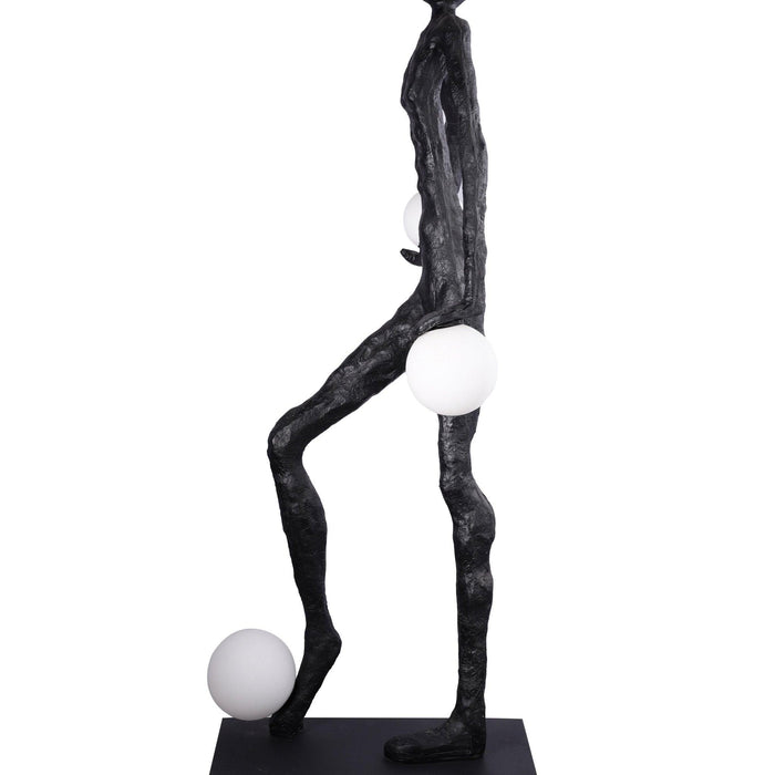 Kicking Ball Sculpture Character Floor Lamp - DWHOME