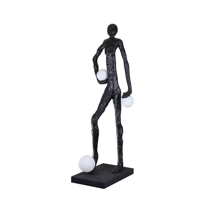 Kicking Ball Sculpture Character Floor Lamp - DWHOME