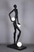 Kicking Ball Sculpture Character Floor Lamp - DWHOME
