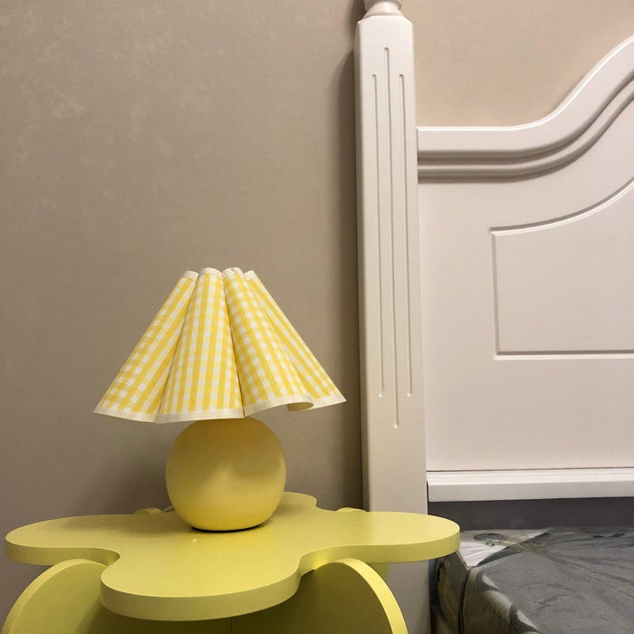Kicsi Knife Pleat Table Lamp-DWHOME