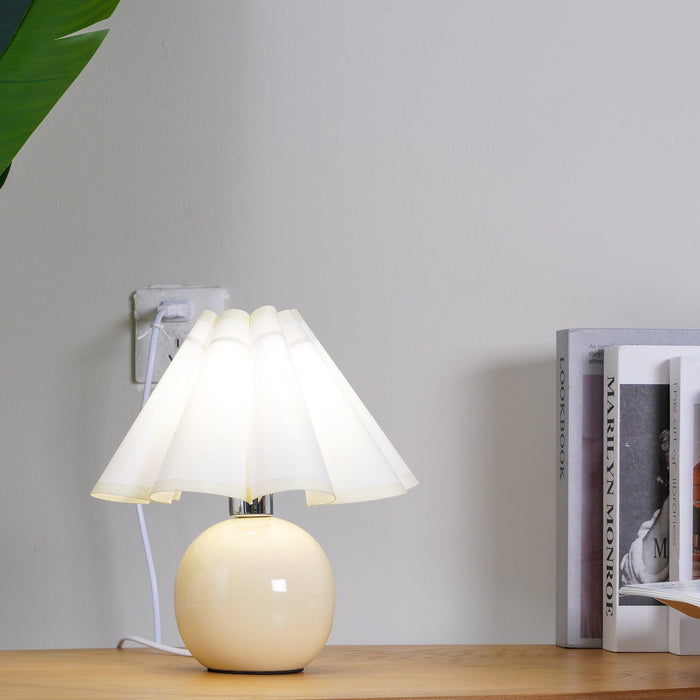 Kicsi Knife Pleat Table Lamp-DWHOME