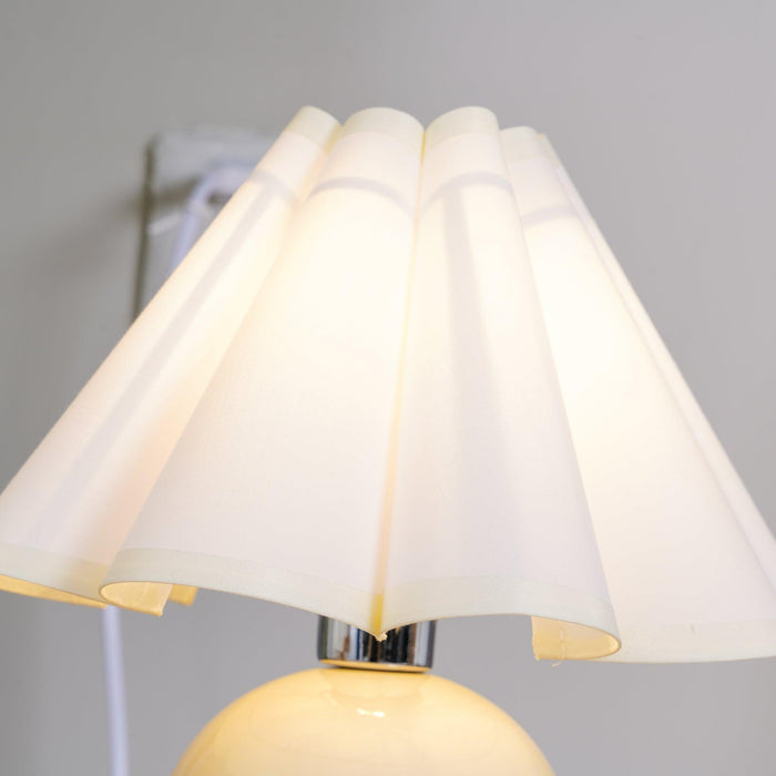 Kicsi Knife Pleat Table Lamp-DWHOME