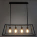 Kjell Glass Case Quadriplet Hanging Lamp - DWHOME