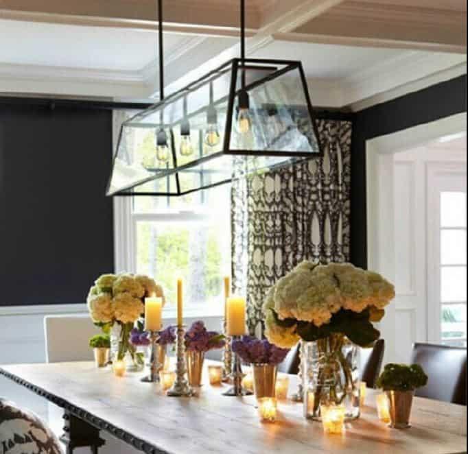 Kjell Glass Case Quadriplet Hanging Lamp - DWHOME
