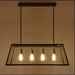 Kjell Glass Case Quadriplet Hanging Lamp - DWHOME