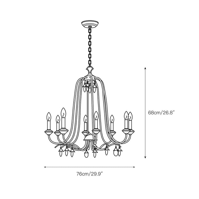 Kora Chandelier-DWHOME