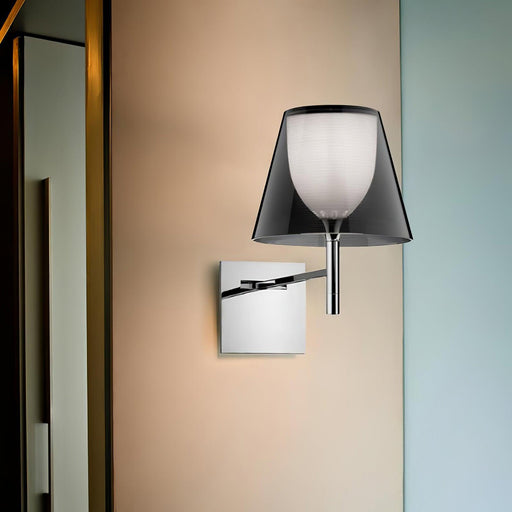 Chrome Prism Wall Lamp-DWHOME