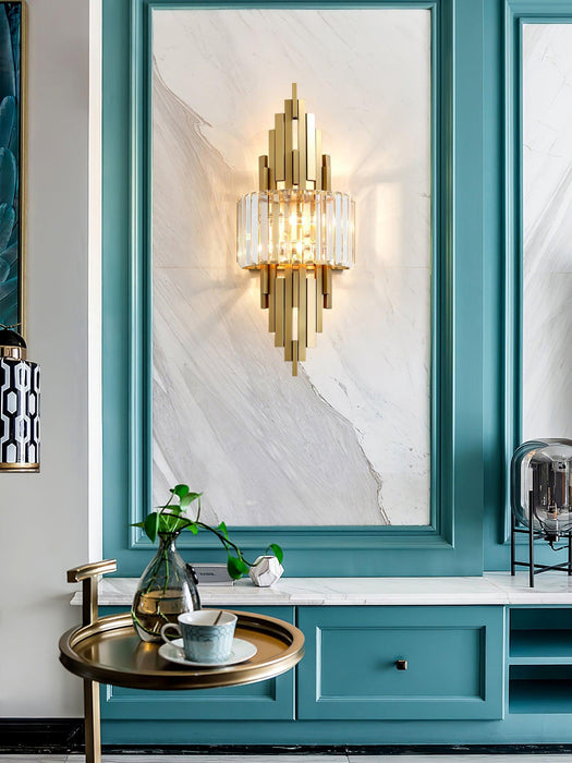 Kubica Crystal Wall Lamp-DWHOME