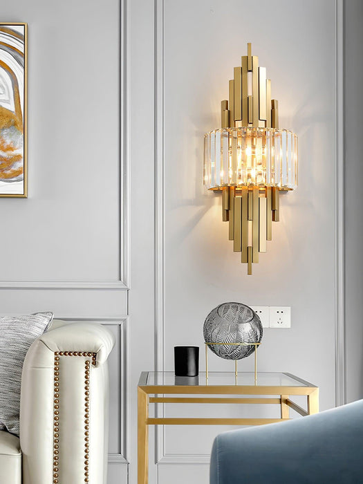 Kubica Crystal Wall Lamp-DWHOME